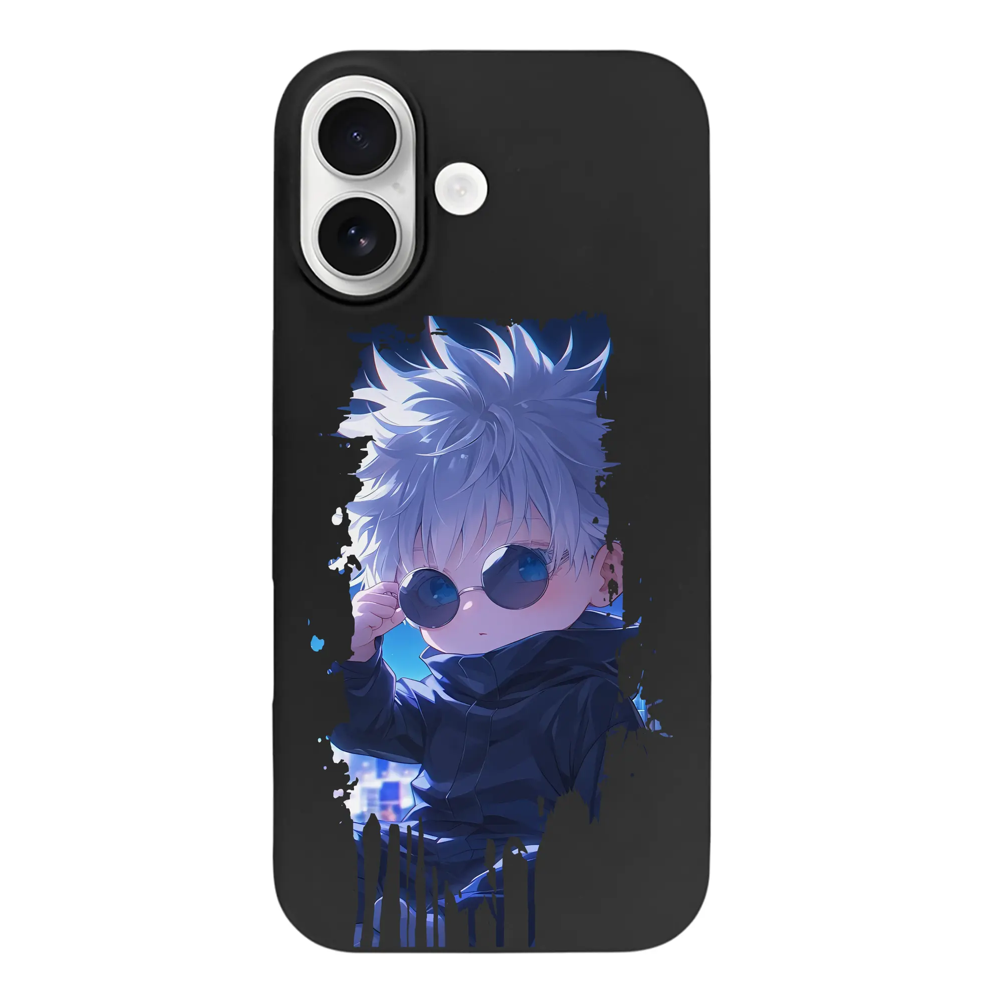 呪術廻戦 グッズ,五条 悟 - iPhone 17 シリーズ シリコンケース 薄型 耐衝撃 指紋防止 ソフトタッチカバー 精密フィット 傷防止 保護ケース iPhone 17/17 Air/17 Pro/17 Pro Max 対応